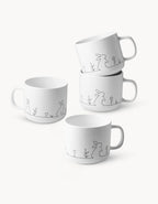 Kaffeetassen Prim 4er Set 450 ml