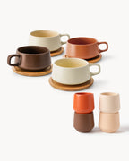 Kaffee-Duo Luxe Set  –  Cappuccino & Espresso