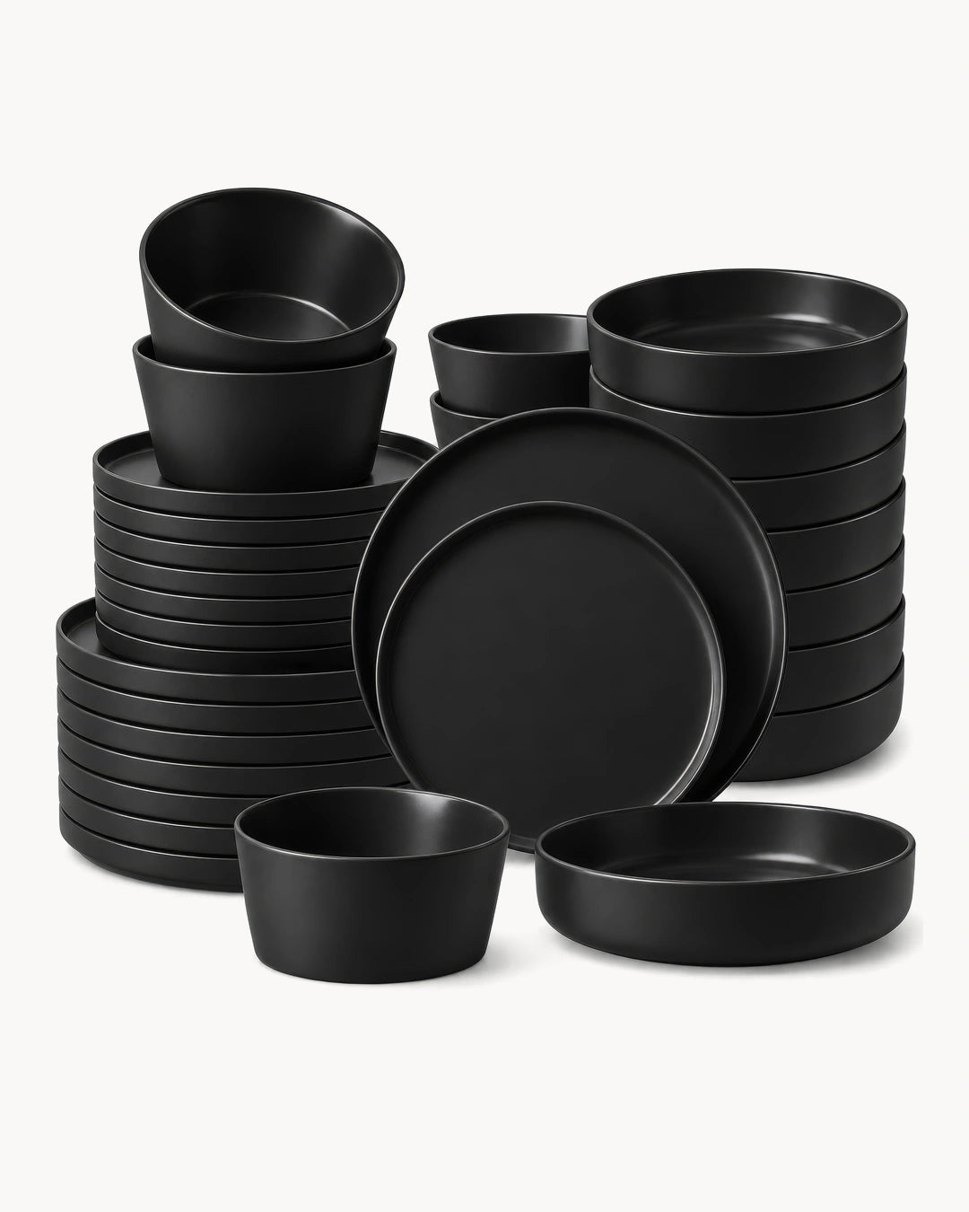 Geschirrset Luxe 32 teilig für 8 Personen mit Suppentellern