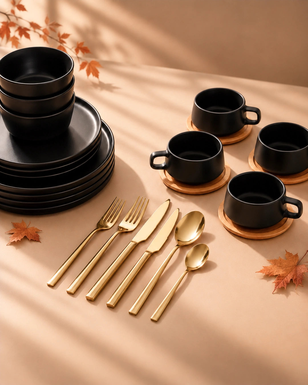 Goldene Herbsttafel für Acht