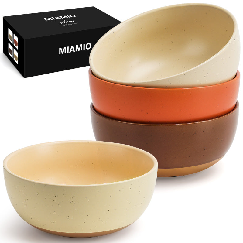 Miamio Schussel Aura 4er Set Keramik 820ml