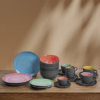 Miamio Teller Set Las Palmitas 6er Keramik 21-26 cm