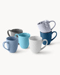 Miamio Kaffeetassen Palmanova 6er Set Keramik 400ml