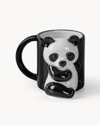 Miamio Parchen Tassen 3D Panda Keramik, Geschenk fur Paare