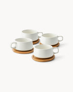 Miamio Teekannen Set Keramik, Tassen und Backformchen Winterzauber Bundle