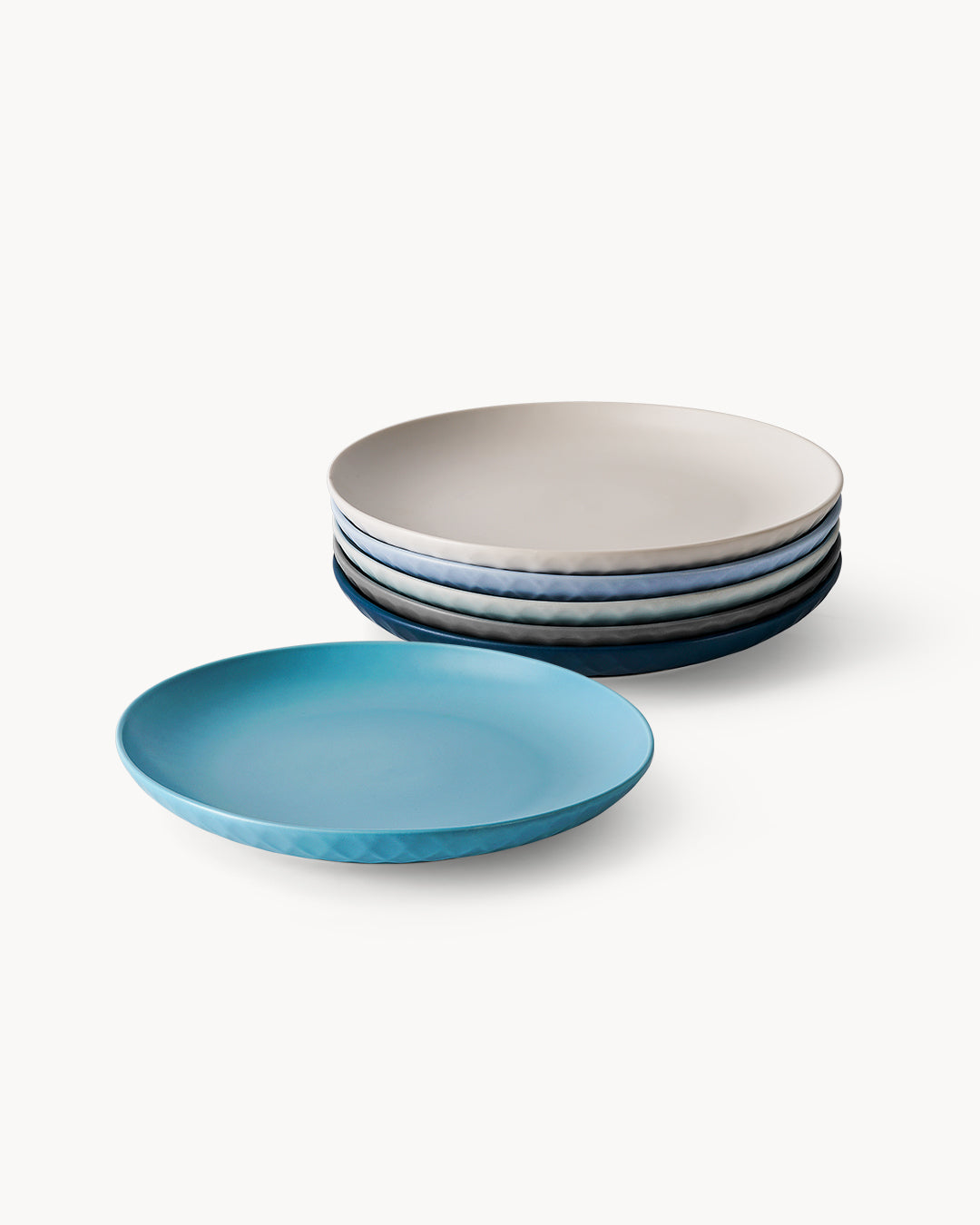 Miamio Teller Set 6er Palmanova Keramik 21-26 cm