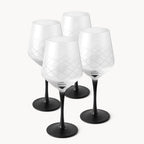 Crystaluna Glas-Set – Für stilvolle Abende mit Rot & Weiß