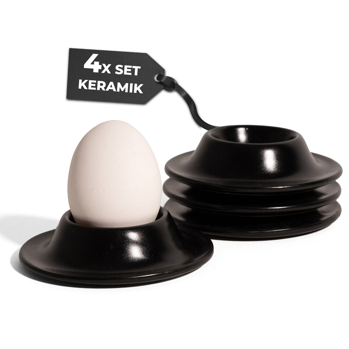 Keramik Eierbecher 4er Set